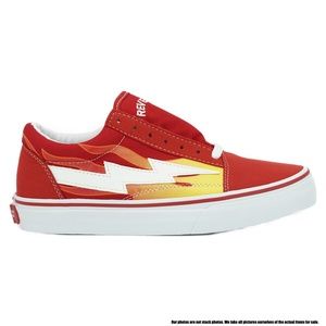 REVENGE X STORM "Red Flame" Skateboard Sneakers